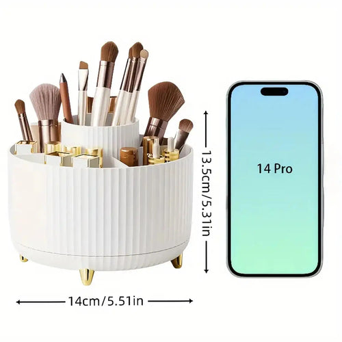 Organizator Rotativ 360° pentru Machiaj – Elegant și Spațios